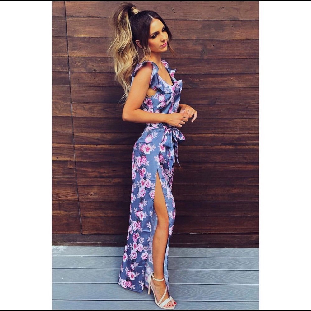 Two piece outfit, floral